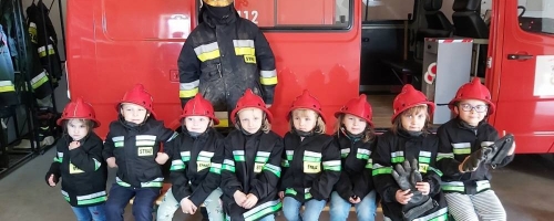 Wycieczka do Ochotniczej Straży Pożarnej w Trawnikach